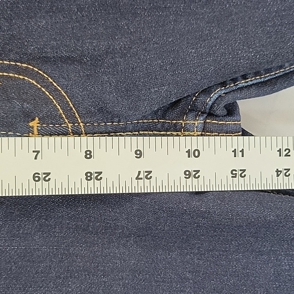 Levi's 502 Taper Fit Jeans Size 32 x 30 Dark Wash - Picture 9 of 14